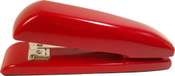 image of red stapler