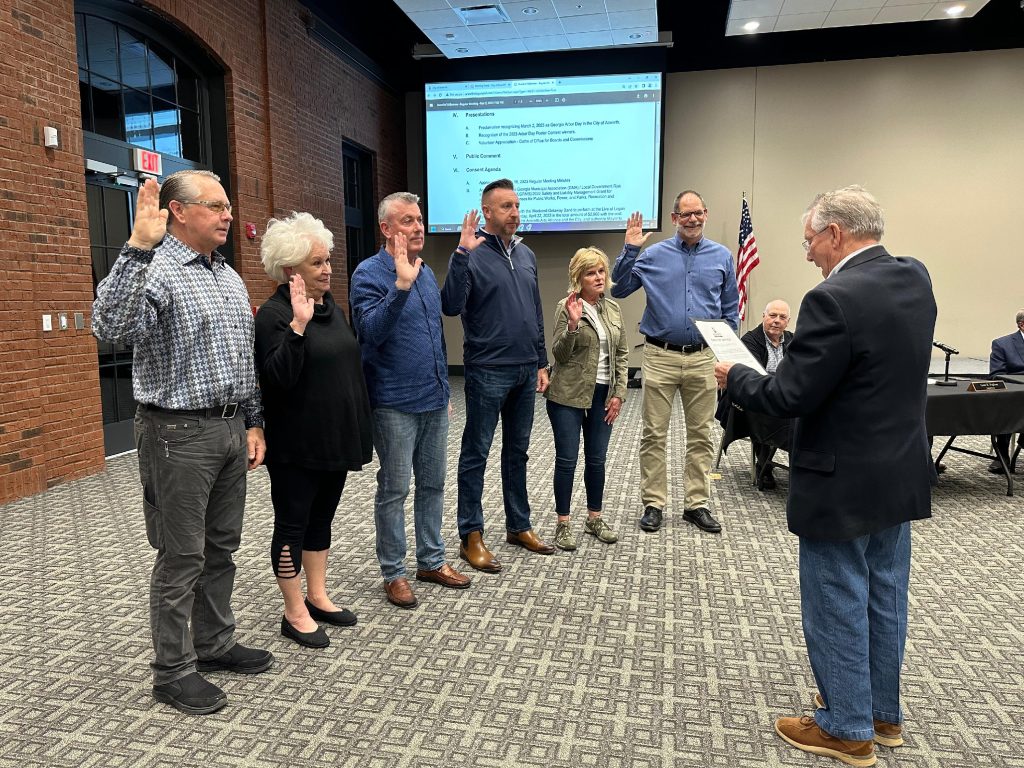 Oaths of Office for Acworth Boards and Commissions