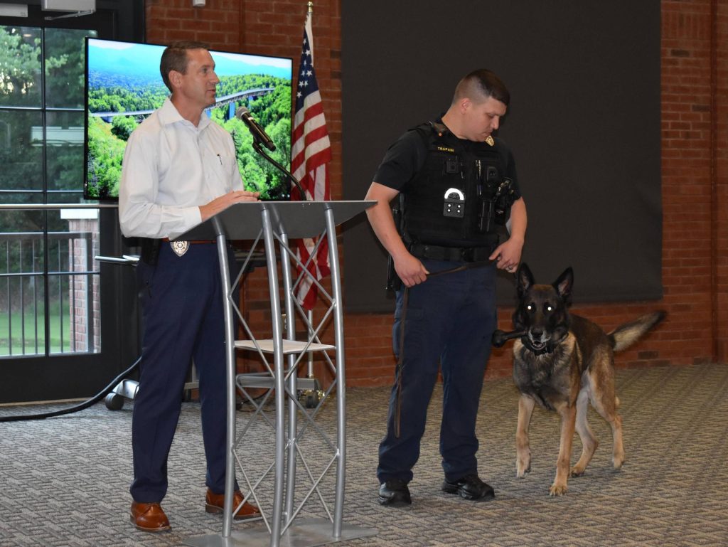 Recognition of K-9 Jogi's Retirement from the Acworth Police Department