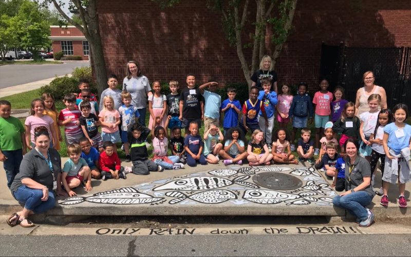 Image Acworth Stormwater Mural at McCall Primary School