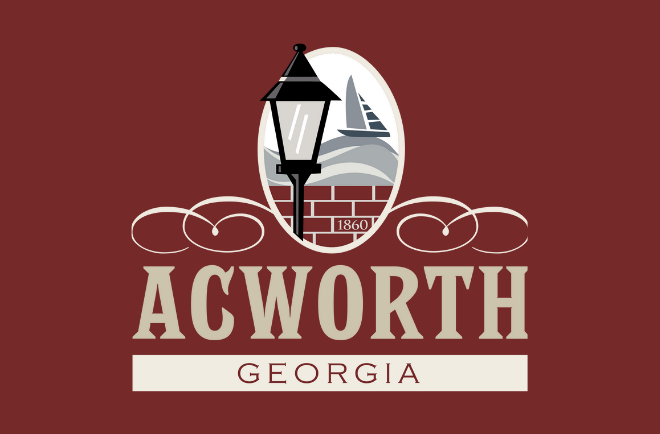 Image Acworth Logo Red Background