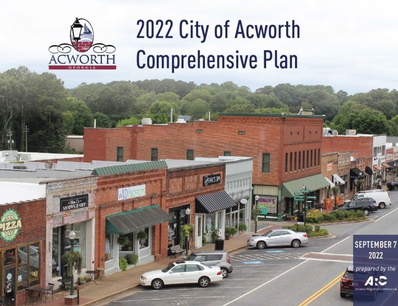 image of downtown Acworth comprehensive plan 2022