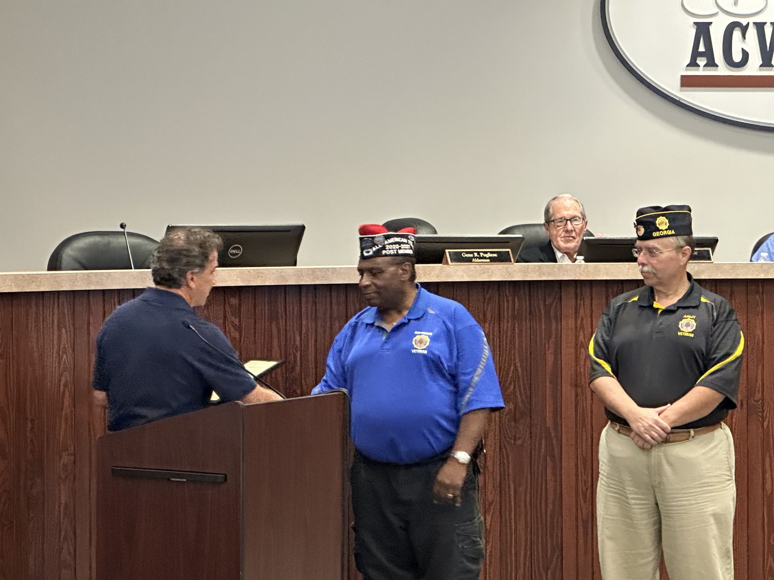 Image Acworth United States Air Force Day Proclamation Presented to Eldrige Holloway