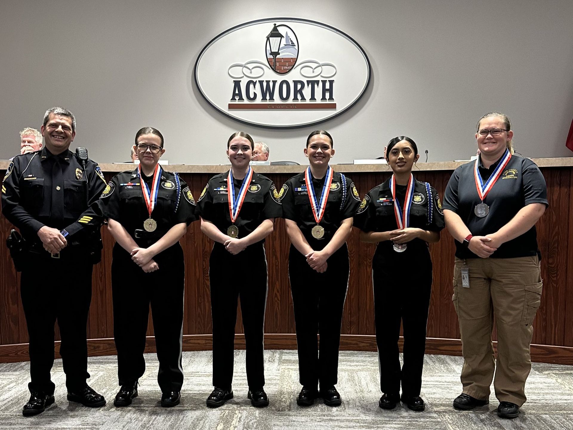 Image Acworth Public Safety Cadets Presidential Volunteer Service Award